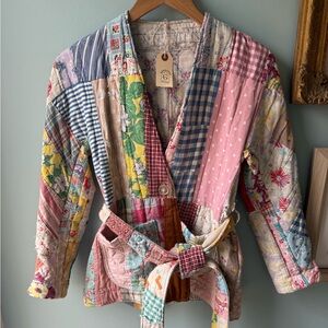 Vintage Handmade Quilt Coat